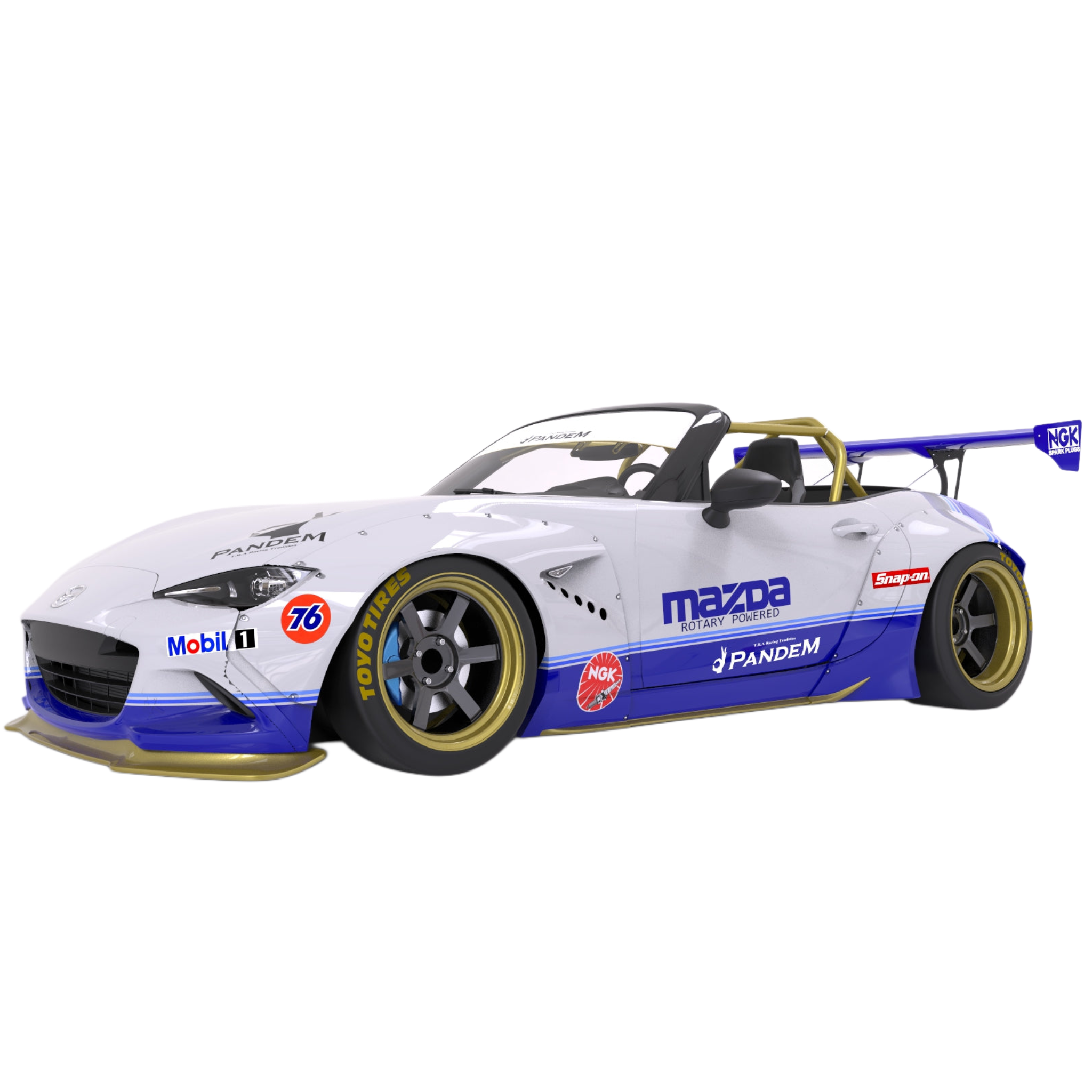 CarbonJunkie Mazda MX-5 NA6 Roadster Rear Panel — HyperNight